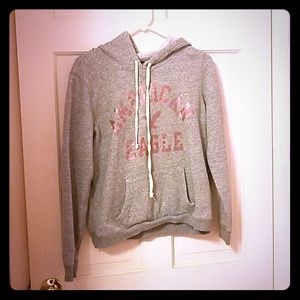 American Eagle gray hoodie